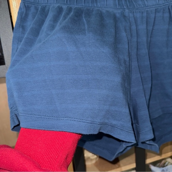 LAKE Pajamas navy shorts pjs striped cotton pima print - Picture 4 of 6